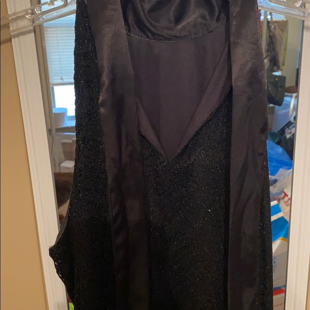 Black shimmery dress sz 1x - Picture 5 of 6